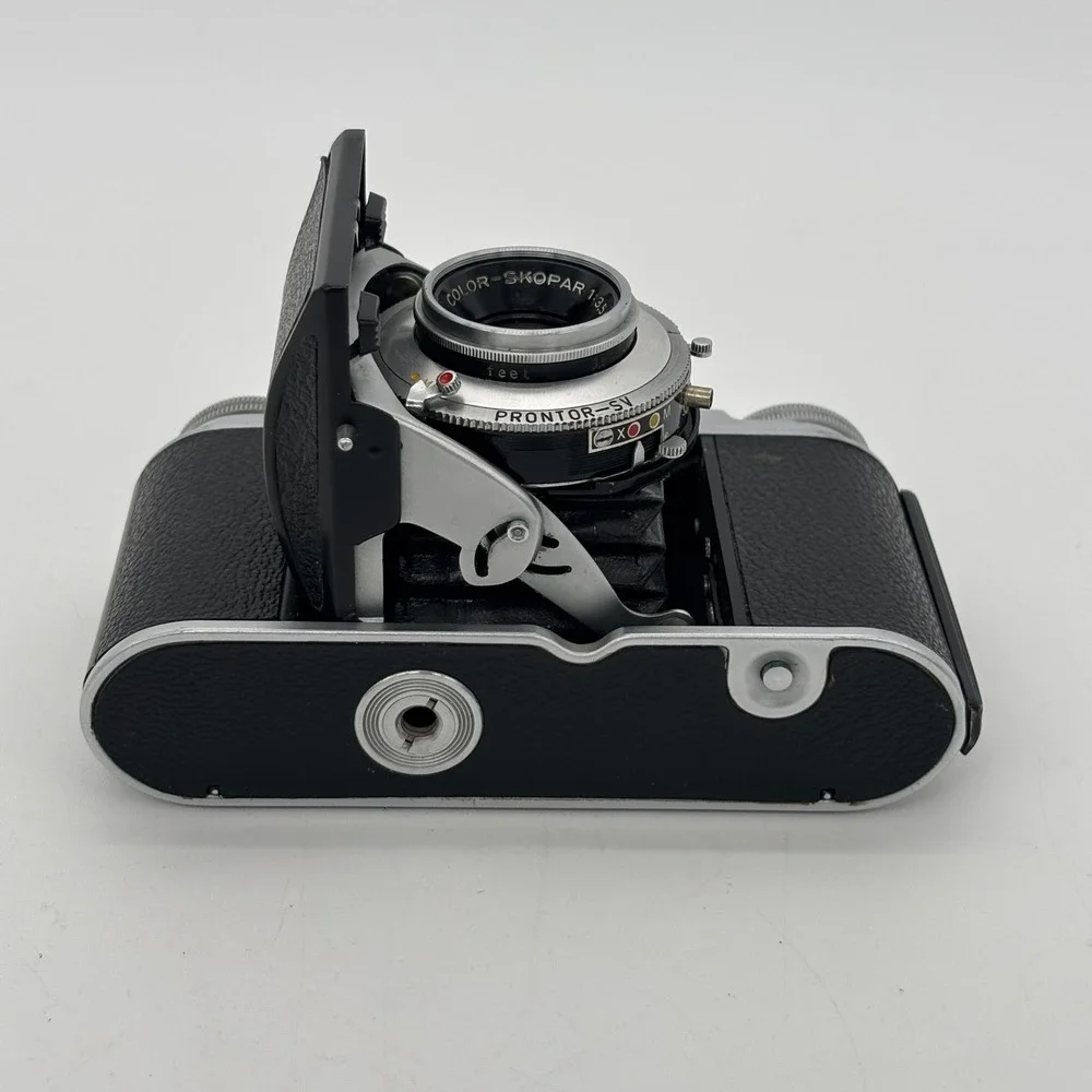 Voigtlander Vito II Folding 35mm Film Camera Color-Skopar 50mm f/3.5 Prontor-SV